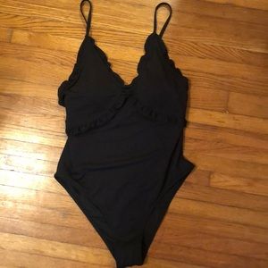 NWT Black One-piece bathing suit